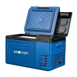 MUVIP NEVERA COMPRESOR PORTATIL BLUE 19 LITROS - TEMPERATURA ENTRE -20º/+20º - ASAS DE TRANSPORTE - COMPRESOR SILENCIOSO - COLOR AZUL