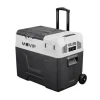 MUVIP NEVERA PORTATIL CON COMPRESOR - CAPACIDAD 40L - LUZ LED - PROTECCION BATERIA - TEMPERATURA -20º/+20º - CONEXION 12/24/220V - PUERTO USB - COMPRESOR SILENCIOSO - FUNCION BATERIA - COLOR GRIS