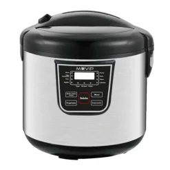 MUVIP OLLA A PRESION ELECTRICA - 5 LITROS - 11 PROGRAMAS DISPONIBLES - 900W - DISPLAY LED - ACERO INOXIDABLE - TOTALMENTE DESMONTABLE - CONTROL DE TIEMPO Y TEMPERATURA