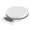 MUVIP ROUND KITCHEN BASCULA DE COCINA DIGITAL - SENSOR DE ALTA PRECISION - APAGADO AUTOMATICO - PESO MAX. 5KG