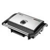MUVIP SANDWICHERA INOX PLACA LISA 1500W - TEMPERATURA REGULABLE - PLACA SUPERIOR BASCULANTE - PRESION UNIFORME - ASA TACTO FRIO