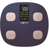 MUVIP SMART BODY BASCULA DE BAÑO DIGITAL BLUETOOTH - PANTALLA LCD COLOR - PLATAFORMA DE CRISTAL TEMPLADO - SENSORES ALTA PRECISION - 15 MEMORIAS - PESO MAX. 180KG