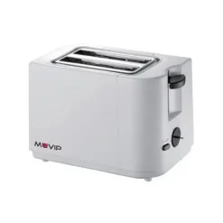 MUVIP TOSTADORA DE PAN 700W - CAPACIDAD PARA 2 REBANADAS - 6 NIVELES DE TOSTADO - PARADA AUTOMATICA Y MANUAL