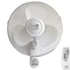 MUVIP VENTILADOR DE PARED - 45W - 3 VELOCIDADES - MANDO A DISTANCIA - COLOR BLANCO