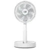 MUVIP VENTILADOR DE SOBREMESA PORTATIL PLEGABLE 5W 15CM DE DIAMETRO - 4 VELOCIDADES - ANGULO AJUSTABLE HASTA 90º - AUTONOMIA HASTA 12H - COLOR BLANCO