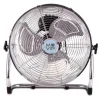 MUVIP VENTILADOR INDUSTRIAL DE SUELO - 80W - 3 VELOCIDADES - COLOR PLATA