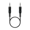 NANOCABLE CABLE AUDIO ESTEREO JACK 3.5MM MACHO A JACK 3.5MM MACHO 1.50M - COLOR NEGRO