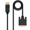 NANOCABLE CABLE CONVERSOR DISPLAYPORT/M A DVI/M - 1.0M - COLOR NEGRO