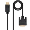 NANOCABLE CABLE CONVERSOR DISPLAYPORT MACHO A DVI MACHO 2M - COLOR NEGRO