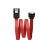 NANOCABLE CABLE DATOS SATA ACODADO CON ANCLAJES 0.50M - COLOR ROJO