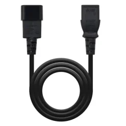 NANOCABLE CABLE DE ALIMENTACION CPU C13 HEMBRA A C14 MACHO 1.50M - COLOR NEGRO