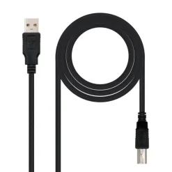 NANOCABLE CABLE DE IMPRESORA USB-A 2.0 MACHO A USB-B MACHO 1M