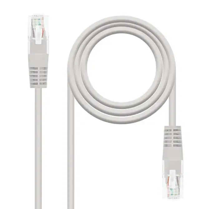 NANOCABLE CABLE DE RED LATIGUILLO RJ45 CAT.6 UTP AWG24 0.30M - COLOR GRIS
