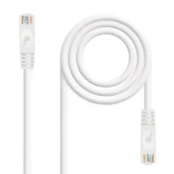 NANOCABLE CABLE DE RED LATIGUILLO RJ45 LSZH CAT.6A UTP AWG24 1M - COLOR BLANCO