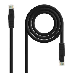 NANOCABLE CABLE DE RED LATIGUILLO RJ45 LSZH CAT.6A UTP AWG24 2M - COLOR NEGRO