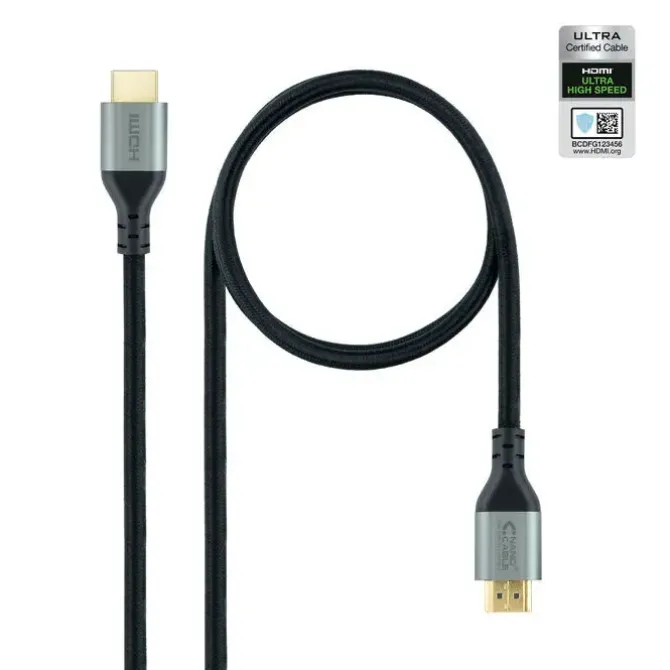 NANOCABLE CABLE HDMI 2.1 CERTIFICADO ULTRA HS M-M 1M - COLOR NEGRO