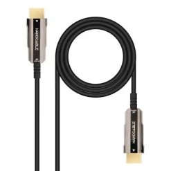 NANOCABLE CABLE HDMI V2.0 AOC MACHO A HDMI V2.0 MACHO 15M - 4K@60HZ 18GBPS - COLOR NEGRO
