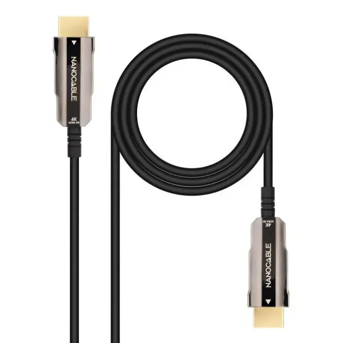 NANOCABLE CABLE HDMI V2.0 AOC MACHO A HDMI V2.0 MACHO 15M - 4K@60HZ 18GBPS - COLOR NEGRO