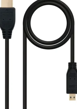 NANOCABLE CABLE MICRO HDMI V1.4 MACHO A HDMI V1.4 MACHO 1.80M - ALTA VELOCIDAD - COLOR NEGRO