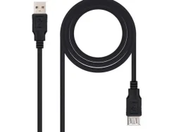 NANOCABLE CABLE PROLONGADOR USB-A 2.0 MACHO A USB-A HEMBRA 1.80M