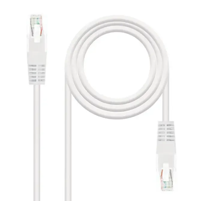 NANOCABLE CABLE RED LATIGUILLO RJ45 CAT.6 UTP AWG24 - 30 CM - COLOR BLANCO