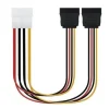 NANOCABLE CABLE SATA ALIMENTACION 5.25 MOLEX 4PIN MACHO A 2X SATA HEMBRA 0.20M OEM