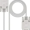 NANOCABLE CABLE SERIE RS232 DB9 MACHO A DB9 HEMBRA 1.80M - COLOR BEIGE