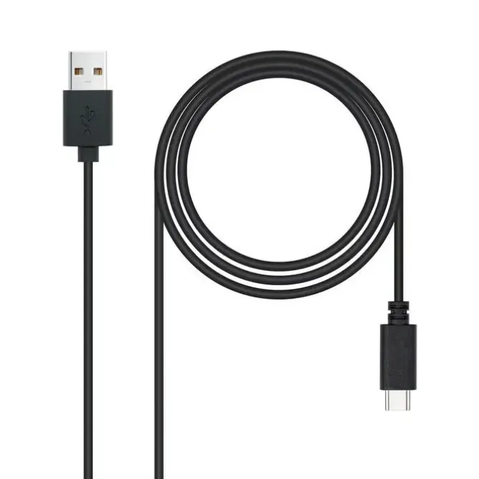 NANOCABLE CABLE USB 2.0 3A USB-C MACHO A USB-A MACHO 3M