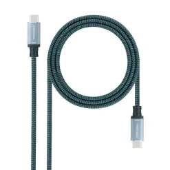 NANOCABLE CABLE USB 3.1 GEN2 5A USB-C/M-USB-C/M 2M - COLOR NEGRO
