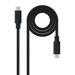 NANOCABLE CABLE USB 3.1 GEN2 5A USB-C/M-USB-C/M 1.5M - COLOR NEGRO