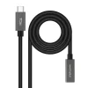 NANOCABLE CABLE USB 3.2 GEN2X2 60W 4K/60HZ USB-C M/H - 1.0M - COLOR NEGRO