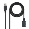NANOCABLE CABLE USB-A 3.0 MACHO A USB-A HEMBRA 1M