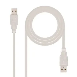NANOCABLE CABLE USB-A 2.0 MACHO A USB-A MACHO 2M