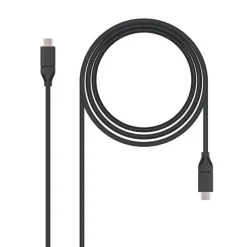 NANOCABLE CABLE USB-C 3.1 GEN 2 10GBPS MACHO A USB-C MACHO 1M