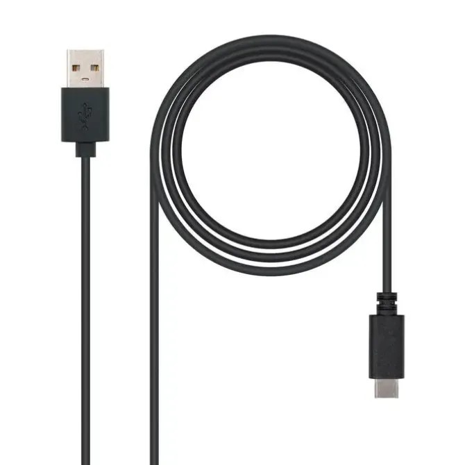NANOCABLE CABLE USB-C 2.0 MACHO A USB-A MACHO 1M