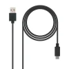 NANOCABLE CABLE USB-C 2.0 MACHO A USB-A MACHO 0.50M