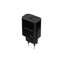 NANOCABLE CARGADOR DE PARED USB-C/PD 30W - COLOR NEGRO