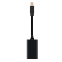 NANOCABLE CONVERSOR MINI DP A HDMI - MDP/M-HDMI A/H - 15CM - COLOR NEGRO