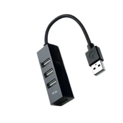 NANOCABLE HUB USB-A 2.0 CON 4X USB-A 2.0 - CABLE DE 0.15M