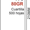 NAVIGATOR PAPEL 80GR 500HOJAS TAMAÑO CUARTILLA A5 BLANCO