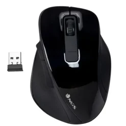 NGS BOW RATON INALAMBRICO USB 1600DPI - 4 BOTONES - USO DIESTRO - COLOR NEGRO