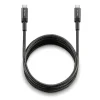 NGS CABLE 2.0 USB-C MACHO A USB-A MACHO - CARGA ULTRARAPIDA HASTA 100W - LONGITUD 3M - COLOR NEGRO