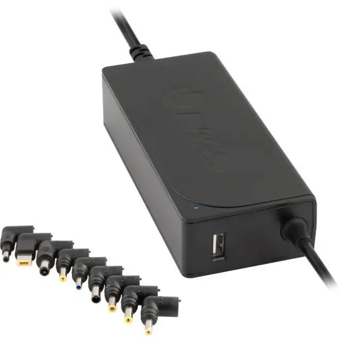 NGS CARGADOR UNIVERSAL AUTOMATICO PARA PORTATIL 70W - 1X USB 2.0 - 9 ADAPTADORES
