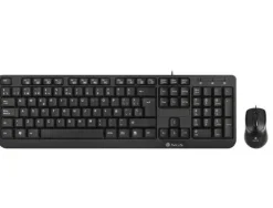 NGS COCOA PACK USB TECLADO MULTIMEDIA + RATON 1000DPI 3 BOTONES - USO AMBIDIESTRO - COLOR NEGRO
