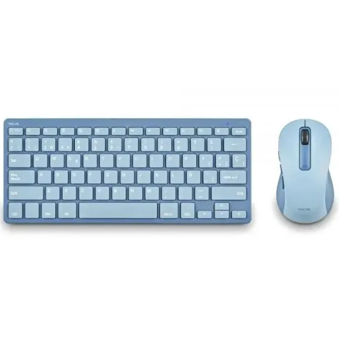 NGS FANTASY PACK TECLADO COMPACTO SILENCIOSO + RATON SILENCIOSO 1600DPI 5 BOTONES - CONEXION 2,4GHZ, BT1 Y BT2 - COLOR AZUL