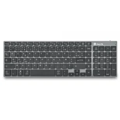 NGS FORTUNE-BT TECLADO MULTIDISPOSITIVO INALAMBRICO USB BLUETOOTH - LAYOUT FRANCES - SILENCIOSO - TECLAS X-TYPE - BATERIA RECARGABLE