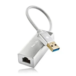 NGS HACKER 3.0 ADAPTADOR USB A LAN - 1GBPS - CABLE 15CM - COLOR GRIS