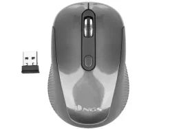 NGS HAZE RATON INALAMBRICO USB 1600DPI - 3 BOTONES - USO AMBIDIESTRO - COLOR GRIS/NEGRO