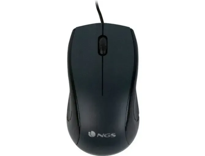 NGS MIST RATON USB 1000DPI - 3 BOTONES - USO AMBIDIESTRO - COLOR NEGRO