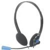 NGS MS103 AURICULARES CON MICROFONO - MICROFONO FLEXIBLE - DIADEMA AJUSTABLE - CONTROL EN CABLE - CABLE DE 1.80M - COLOR NEGRO